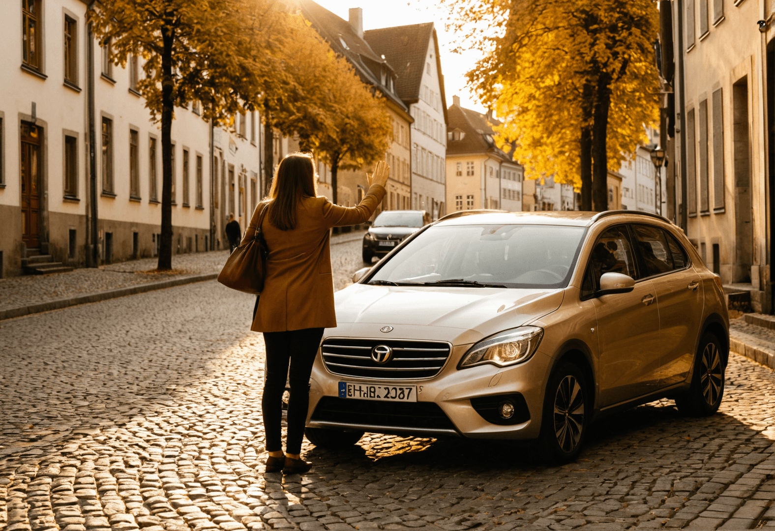 Frau entspannt ohne Handy auf dem Sofa
