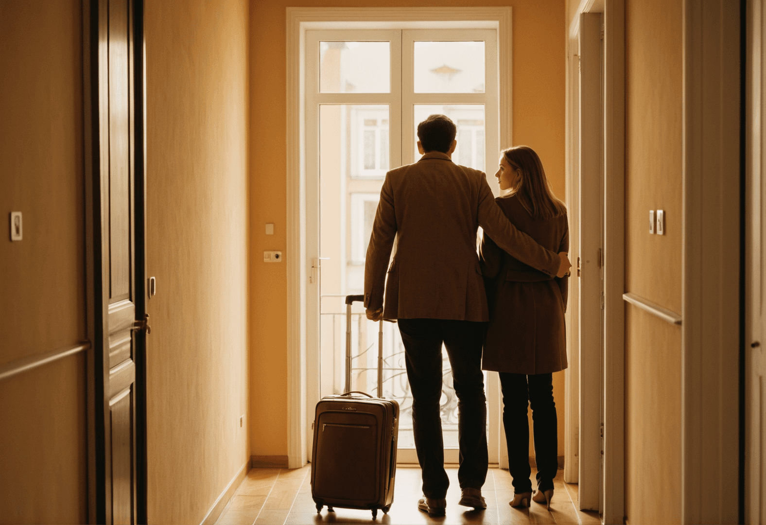 Leere Kaffeetasse auf einem Küchentisch am Sonntagabend