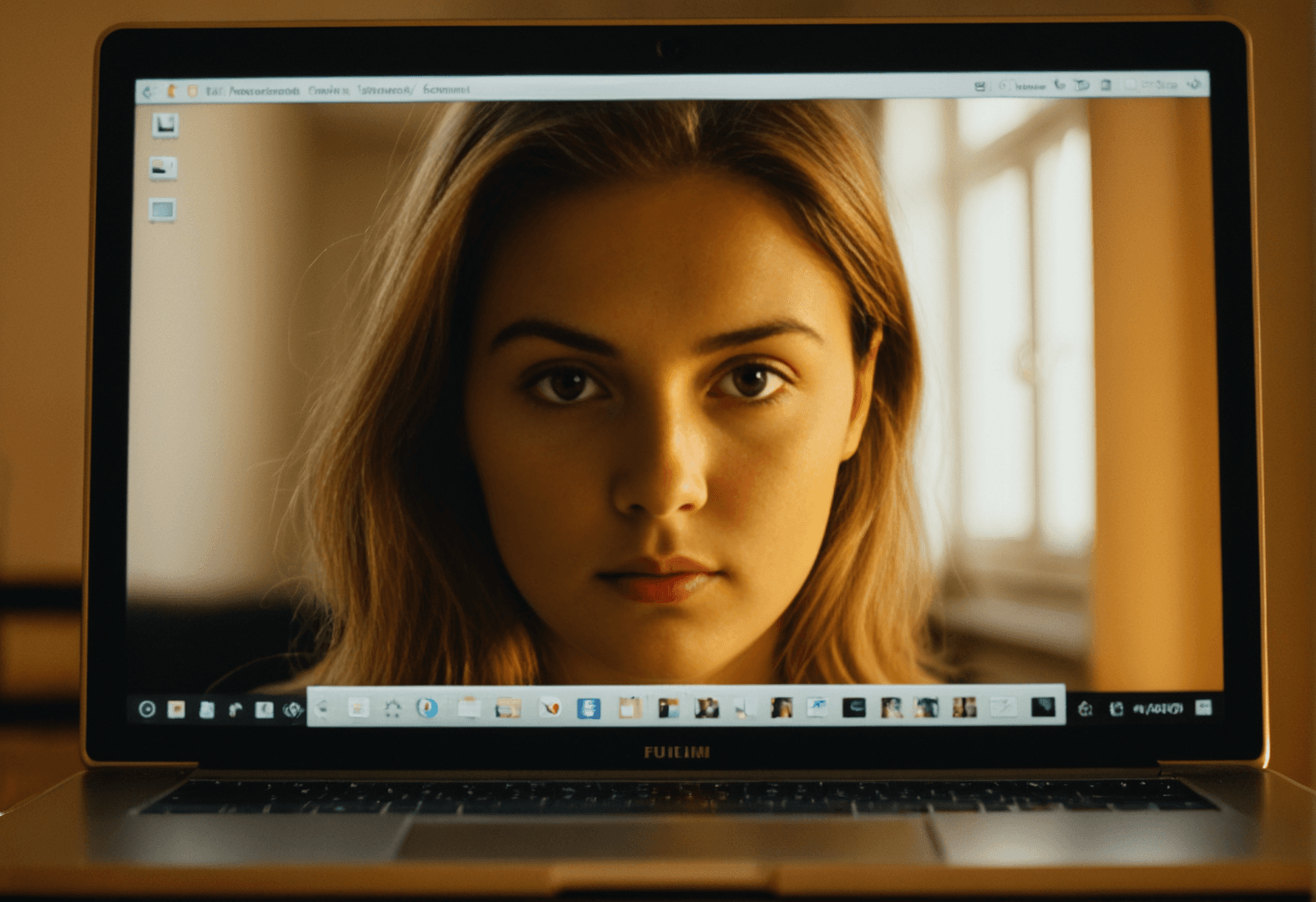 Mann mit Blumen vor einer Haustür